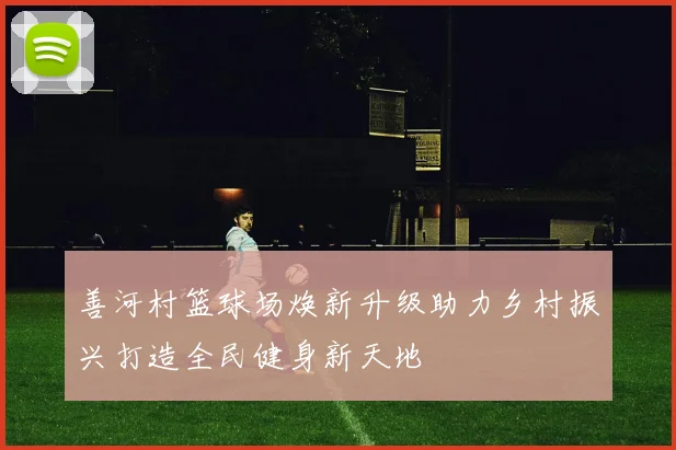 善河村篮球场焕新升级助力乡村振兴打造全民健身新天地