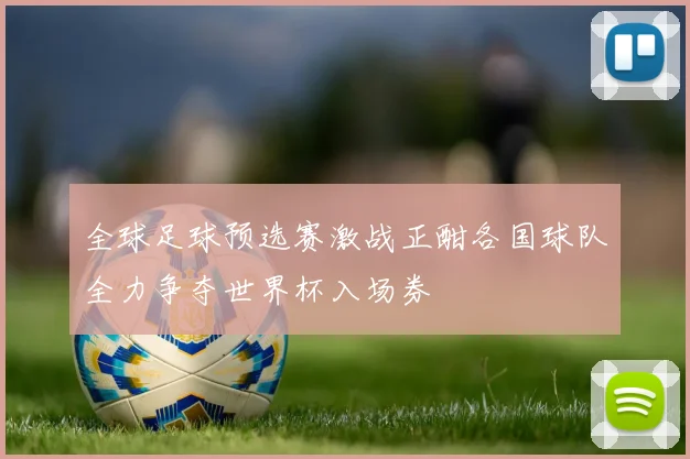 全球足球预选赛激战正酣各国球队全力争夺世界杯入场券